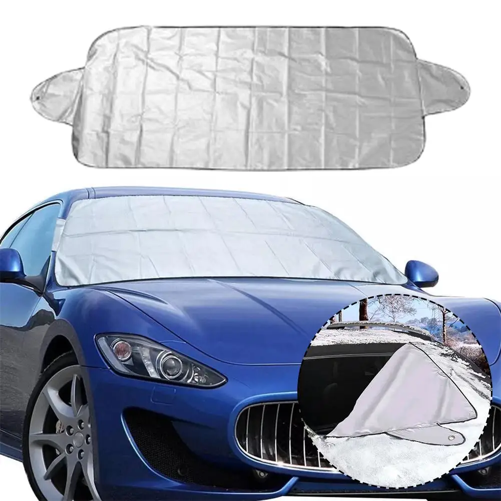 1/2/3PCS Car Windshield Protector Car Protection Prevent Snow Ice Sun Shade Dust Frost Freezing Snow Windshield Cover