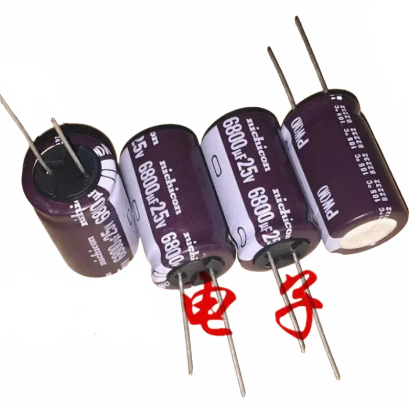 

5 шт. 6800UF 25V электролитический конденсатор фирмы Nichicon 25V 6800UF 18X30 PW, высокая частота, низкое сопротивление