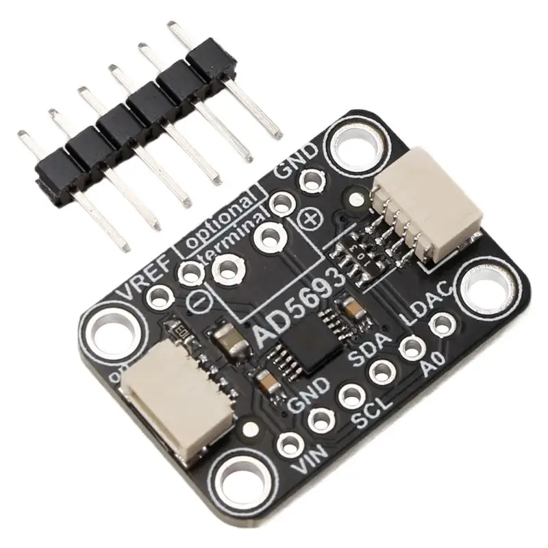 A75Q-AD5693R 브레이크아웃 보드 I2C 인터페이스 STEMMA QT Qwiic와 호환되는 16비트 DAC 모듈