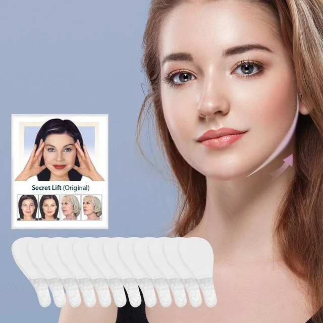 Face Lift Tape Invisible,Face Tape,Face Lifting Tape Instant Makeup Face  Lift Tools for Hide Wrinkles Double Chin - AliExpress