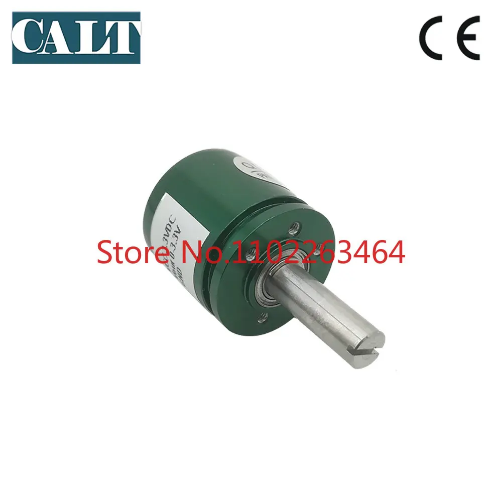 

CALT hall effect contactless angle sensor 12bit 5V supply analog 0-5v output 360 degree rotary potentiometer 6mm shaft P3022