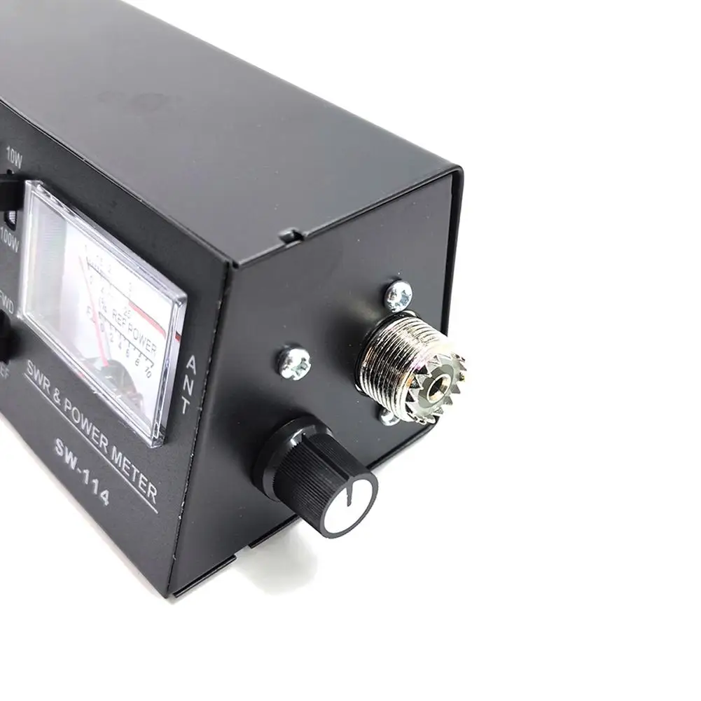 SW114 RF 파워미터, CB 안테나 시스템용 VSWR 측정 기능 포함, 상대 전력 및 전계 강도 테스트용