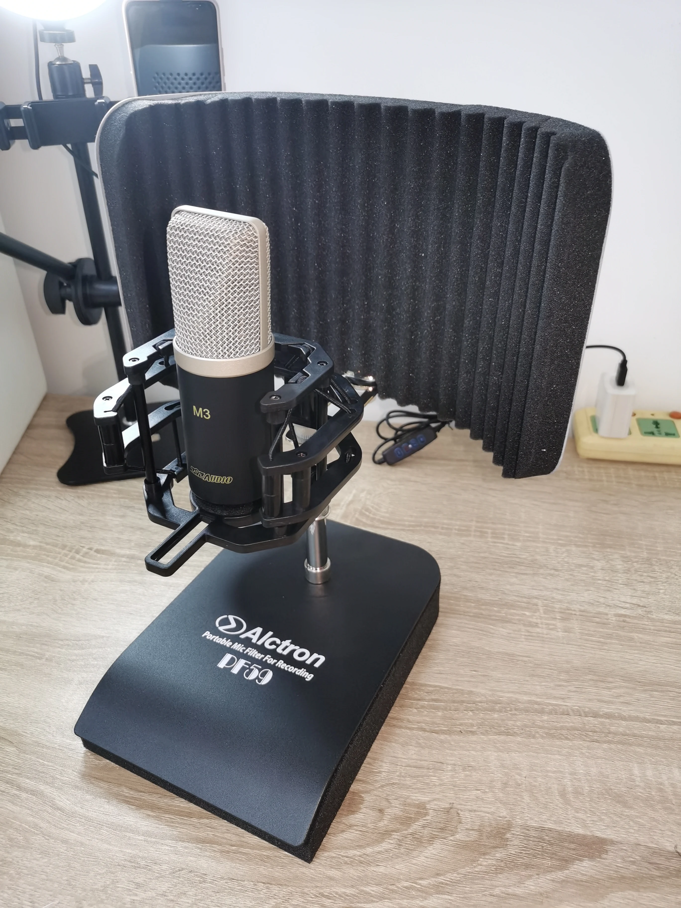 Alctron – écran professionnel PF59 pour bureau, micro de Studio, bouclier  d'isolation, diffuseur acoustique