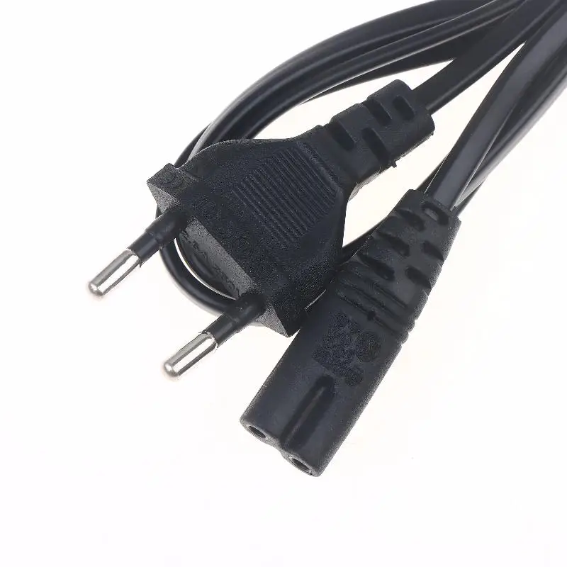 European Standard 2-Prong C7 Figure 8 Power Cable Extension Cord