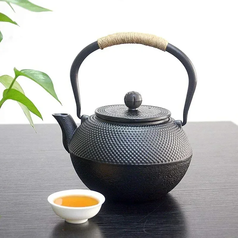 

Teapot Water Antique Boiling Steel Stainless Infuser Decoration Kettle Cast With Pot For Iron Tea