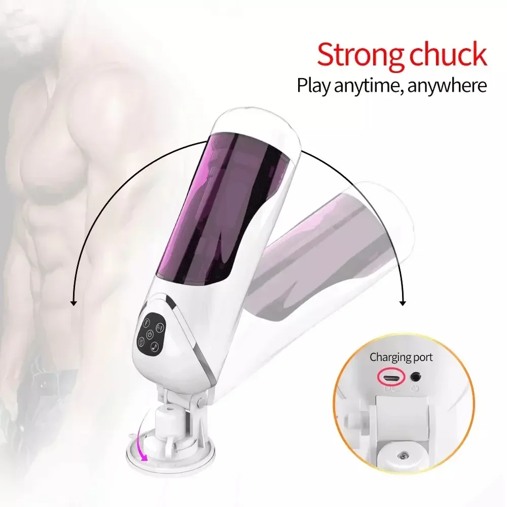 Automatic Telescopic Sucking Machine Male Vibration Masturbation Pocket Pussy Sex Toys Adult Goods for Man Masturbators Cup - Image 6
