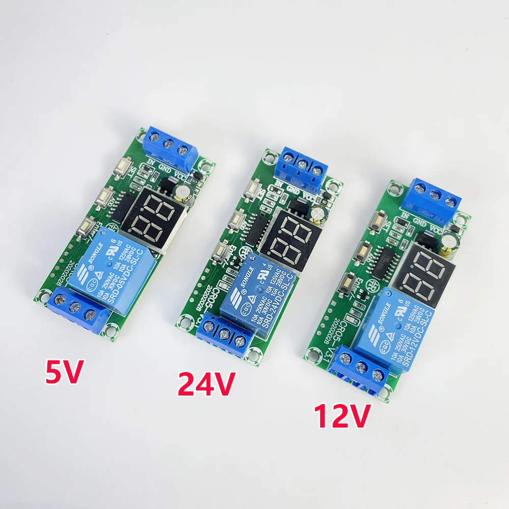 Multifunction Digital LED Display Programmable Delay Timer Relay Module
