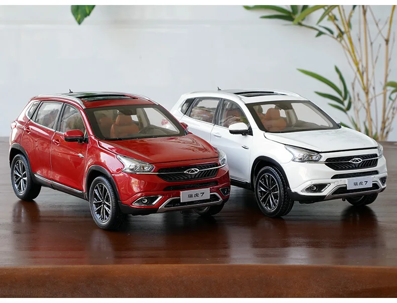 

1:18 литая модель для Chery Tiggo 7 2017 SUV, игрушечный автомобиль из сплава, миниатюрный коллекционный подарок TXL VX