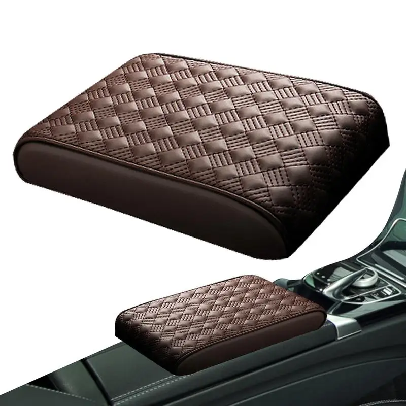 

Car Armrest Cushion Pad Auto Center Console Protective Cover Vehicle Armrest Cushion Memory Foam Heightened Middle Console