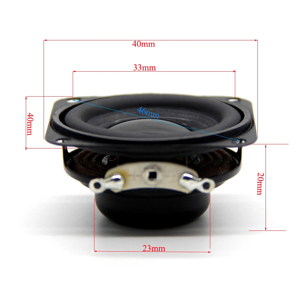 1.5 Inch subwoofer speaker 4ohm 3W Neodymium Woofer Multimedia Bass Speakers Amplifier Home Audio Loudspeaker 2PCS 6