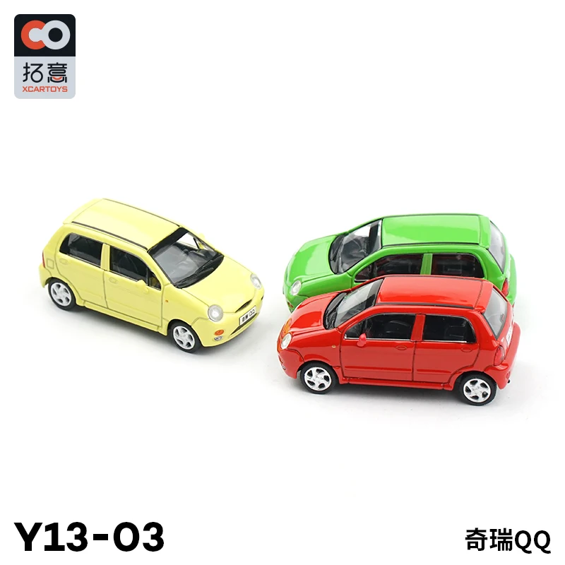 

XCarToys 1:64 CHERY QQ S11 фланец красный желтый зеленый литая модель автомобиля