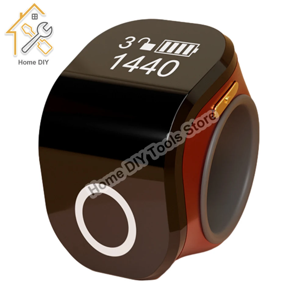 Digital Tally Counter portable points rechargeable ring smart touch waterproof finger for Muslims