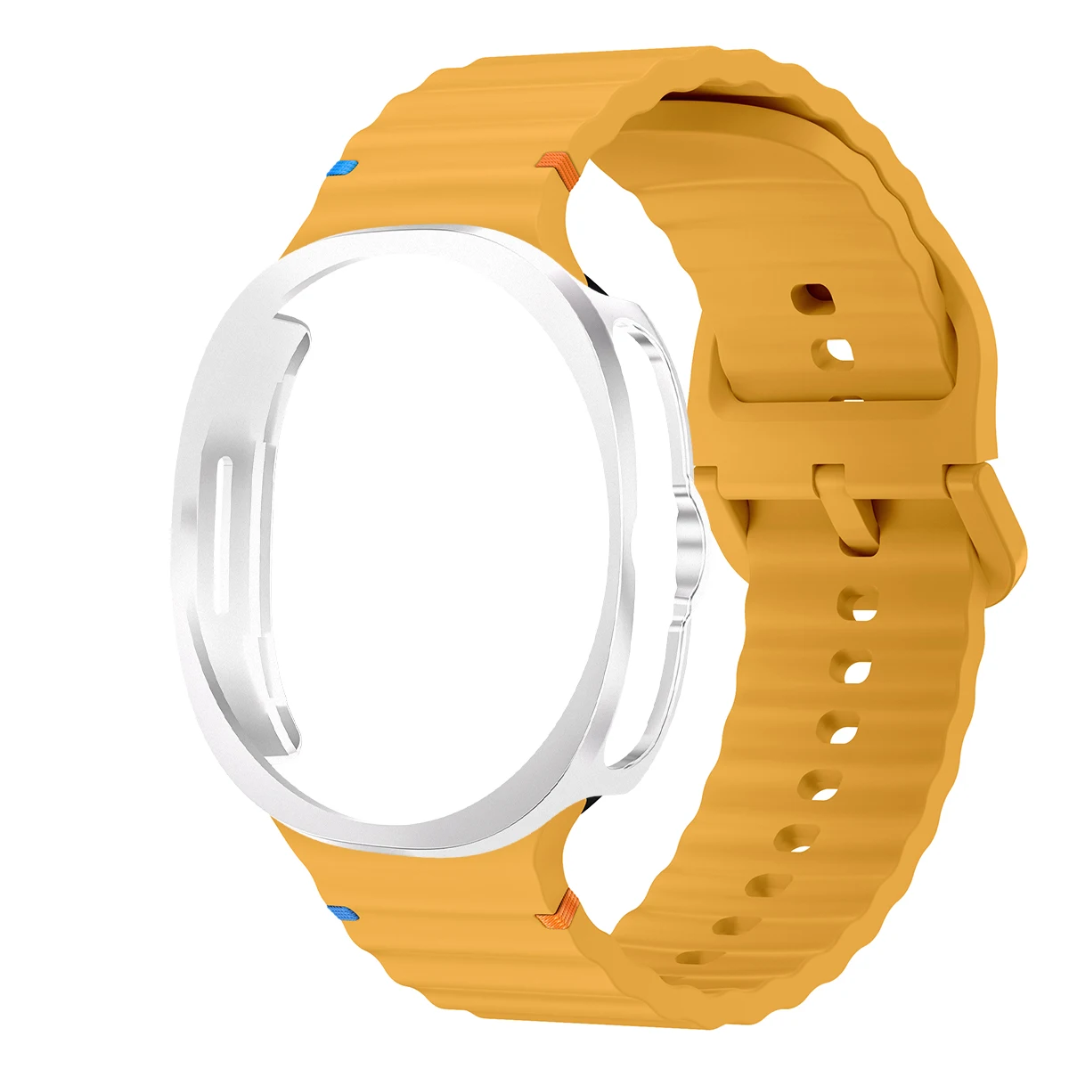 Silicone Band with Protective Case Cover