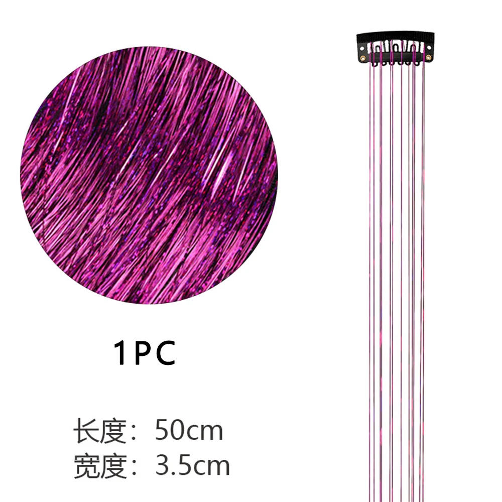 Рисунок 5 - Светящиеся блестящие накладные волосы в виде мишуры