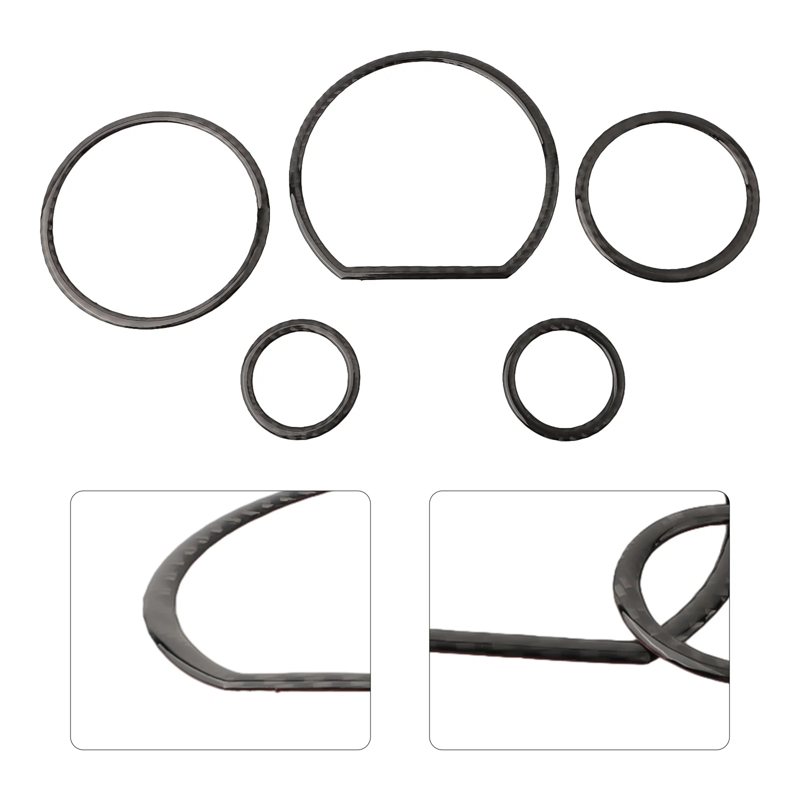 

Durable Speedometer Cover Cover Car Accessories Carbon Fiber Sticker For Sequoia 2008-2015 For Toyota For Tundra 07-13