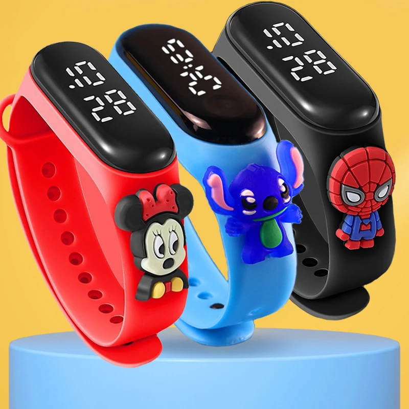 Ss Techno Mickey Mouse Watch Band For Apple Watch Jam Tangan Mi