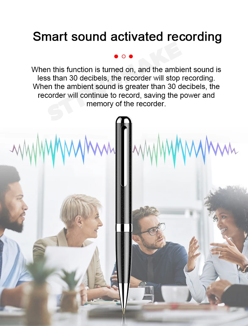 Anzeige der sprachaktivierten Aufnahmefunktion