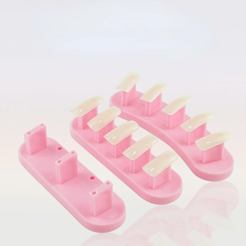 3pcs Nail Holder Fake Nails Art Display Practice Trainning