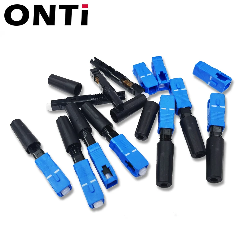 ACOGEDO Assemblage Rapide SC Connecteur De Fibre Optique 100pcs