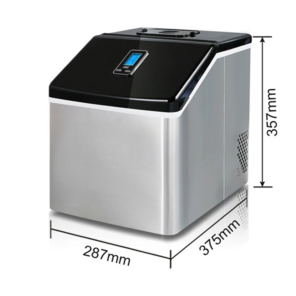Version Ice Cube Machine Household Ice Maker Square Maker Manual Water Injection