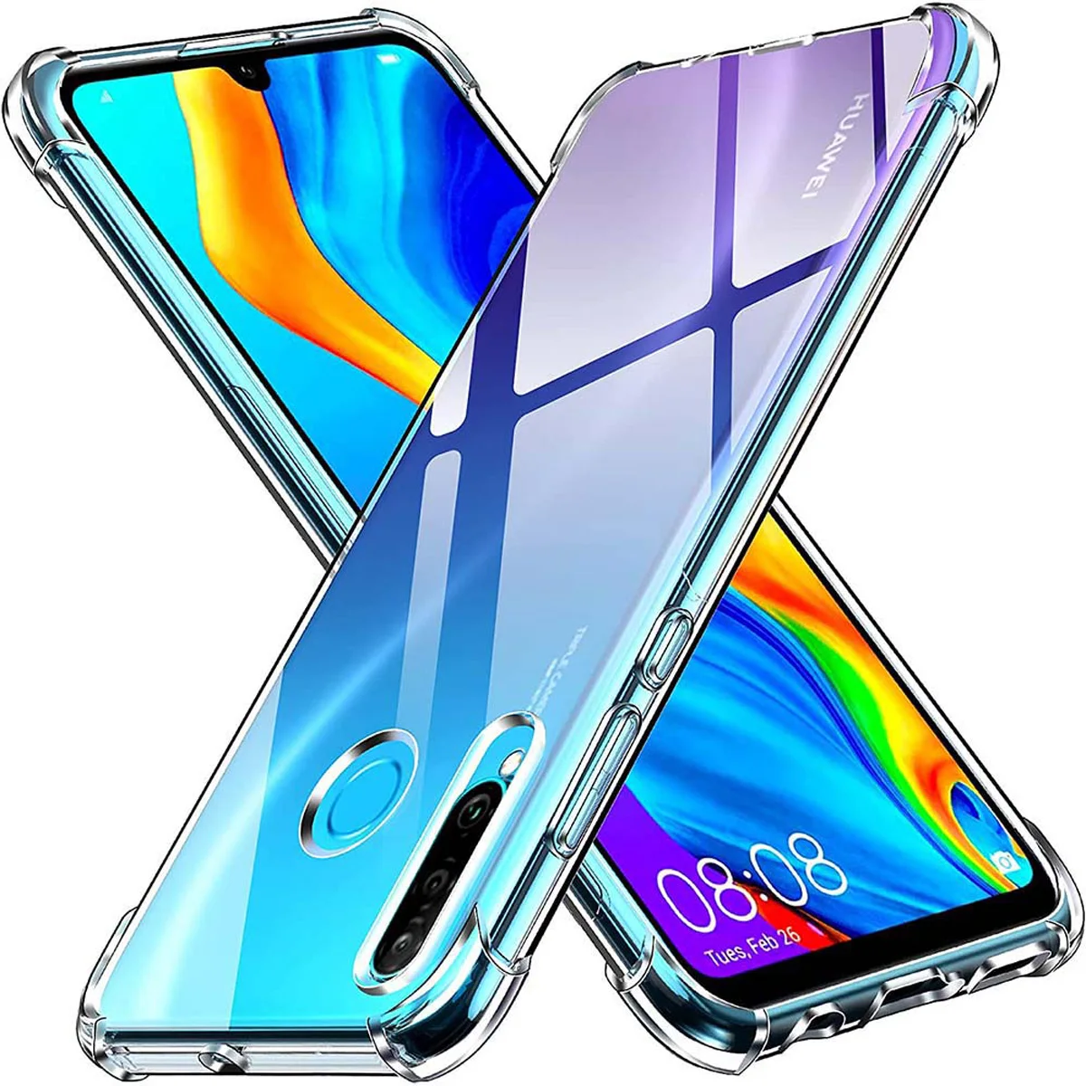 Custodia Morbida In Silicone Trasparente Antiurto Per Huawei P30 Lite P30 Pro Huawei P20 Lite P20 Huawei P20 Pro Cover Posteriore Trasparente Sottile