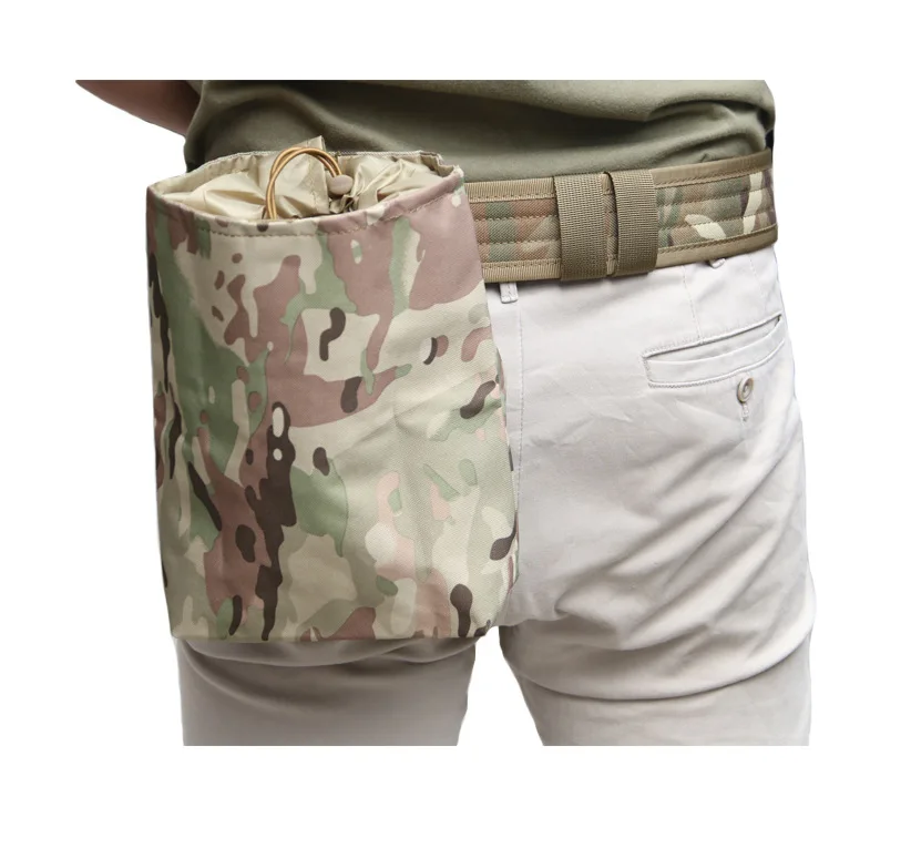 Tactical Molle Pouch Dump Drop Magazine Bag Airsoft Paintball Molle Outdoor Foldable Bullet Recovery Mag Bag Hunting Gear molle pouch dump pouch