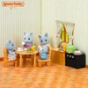 Authentic Sylvanian Families Anime Character Simulation Playhouse Toy Room Decoration Toy Christmas Gift 3
