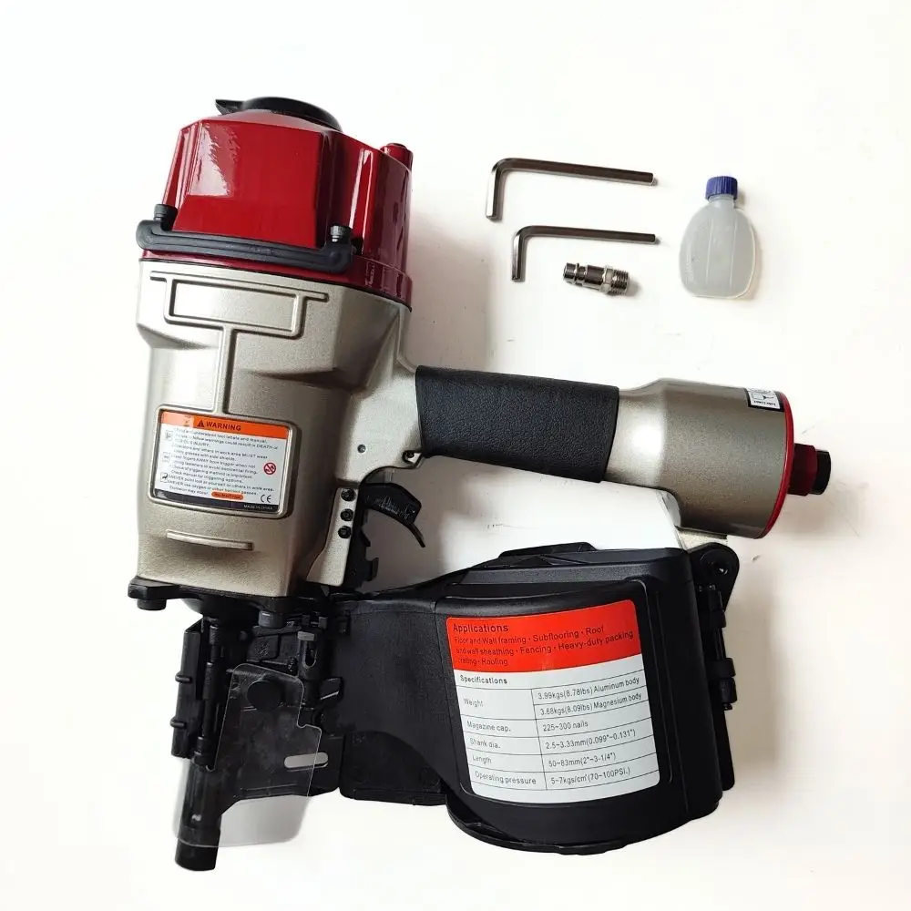Coil Nailer CN80 For 50-83mm Coil Nails Heavy Duty Pallets and Crating Working MAX USA Design 3