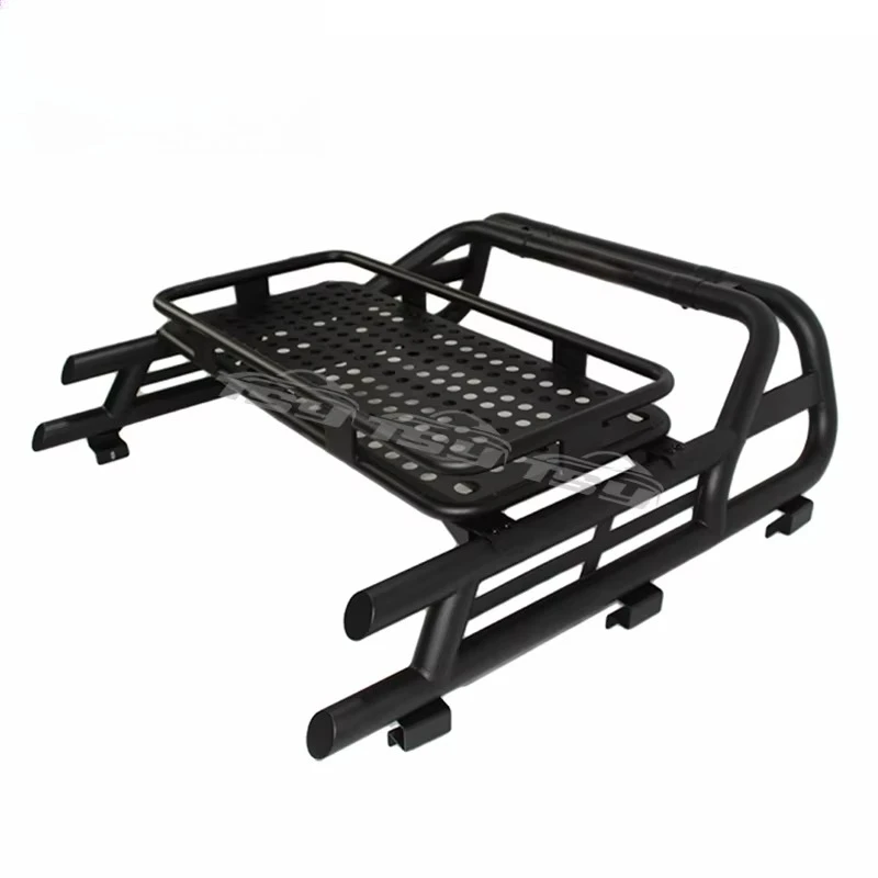 2021년형 뉴 디자인 블랙 유니버셜 4x4 픽업트럭용 롤바 (루프랙 포함)