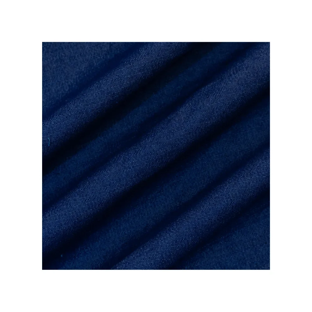 Cotton Polyester Stretch Plain Weave Washed Denim Fabric Spring Summer Shirt Bag Shoe Cap Handmade Thin Denim No Wash Fabric