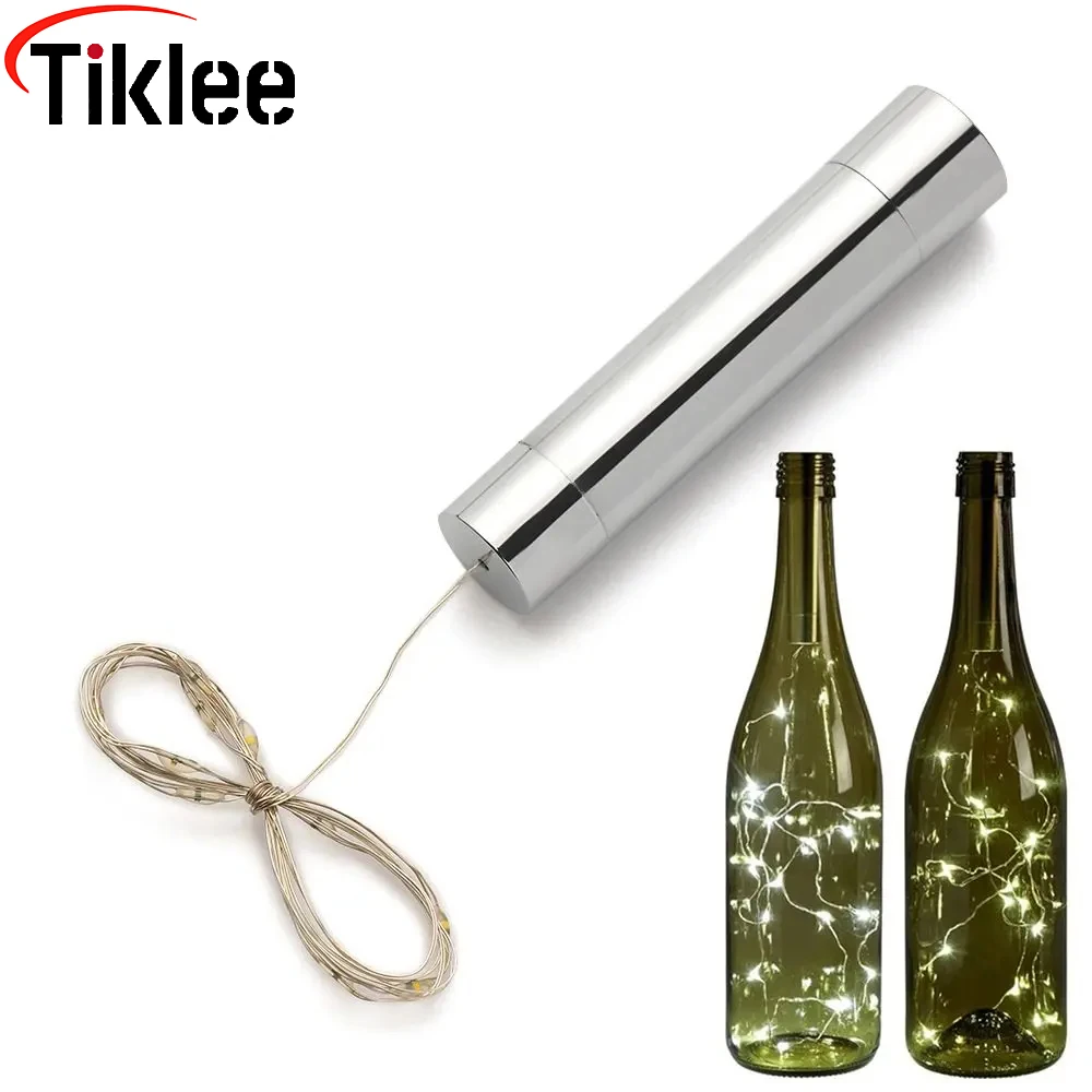 

AA Battery powered cork bottle light 20 LED Cork String Light Copper Wire Fairy Light for Holiday Christmas Party Wedding Decor