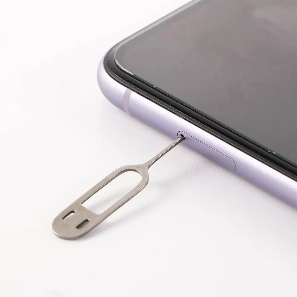 Universal Anti-Lost Pin Ejecting Phone Key Tool Mobile Phone Smartphone Eject Pin with Case Sim Card Tray Ejector Pin Holder