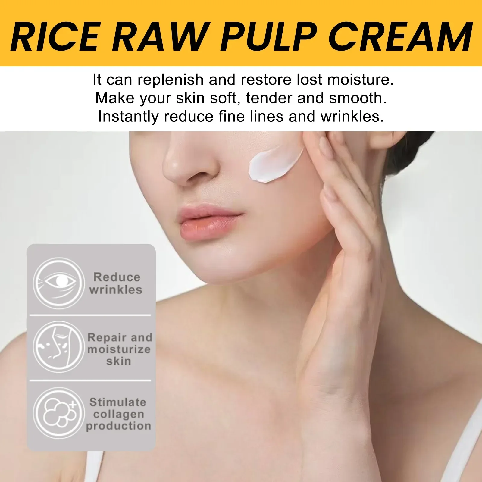 Crema viso schiarente al riso bianco anti età antirughe_voghion.com