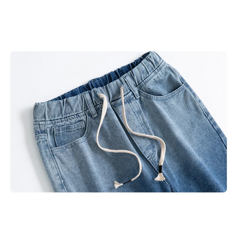 Men's Jeans Wide Leg Denim Cargo Loose Waist Trousers Straight Baggy Hip Hop Streetwear Skateboard Neutral Fake Zippers