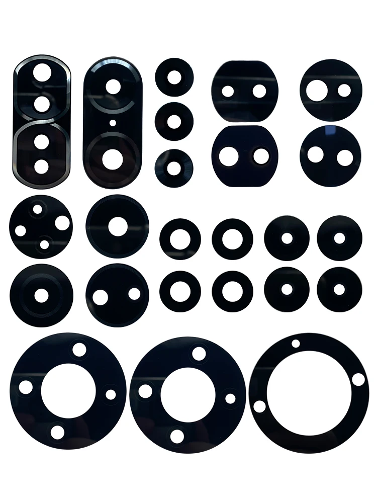 50Pcs, 화웨이 명예 60 70 80 Se Pro X6 X7 X7A X8A 용 후면 카메라 유리 렌즈 접착제 접착 스티커 포함