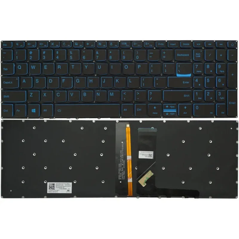 Для Lenovo IdeaPad L340-17 L340-15 L340-17IRH L340-15IRH арабская клавиатура для ноутбука с подсветкой и синими буквами
