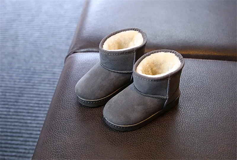 Mode Kinder Casual Schuhe Mädchen Jungen Baumwolle Schnee Stiefel Warme Kinder Stiefel Junge Winter Baumwolle Schuhe Turnschuhe فкики – Detail 8