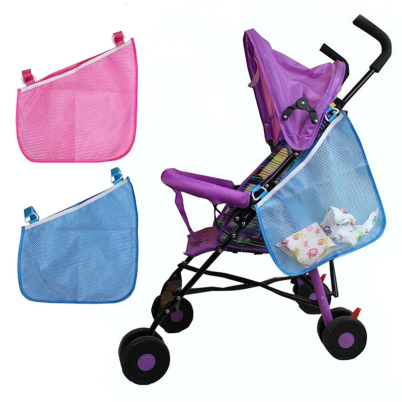 New Baby Stroller Basket Organizer Storage Bag Portable Pram Newborn Baby Care Stroller Basket Infant Stroller Accessories