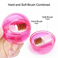 Nail Drill Cleaning Brush Drill Bit Cleaner Holder Tool Soft and Hard Brush for Ceramic Tungsten Milling Cutter Dust Remover 2