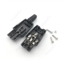 IEC Straight Cable Plug Connector C13 C14 Female Male Plug Replacement Rewirable Power Connector
