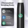 Sejoy Electric Toothbrush Tooth brush USB Rechargeable Adult Ultrasonic Teeth Cleaning 3 Replacement Toothbrush Heads 3