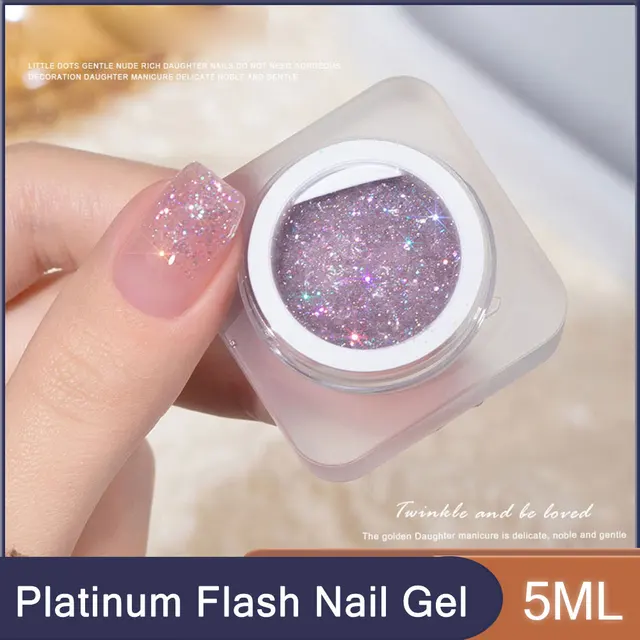 vibrant and mesmerizing colors, long-lasting gel nail polish with magical glitter