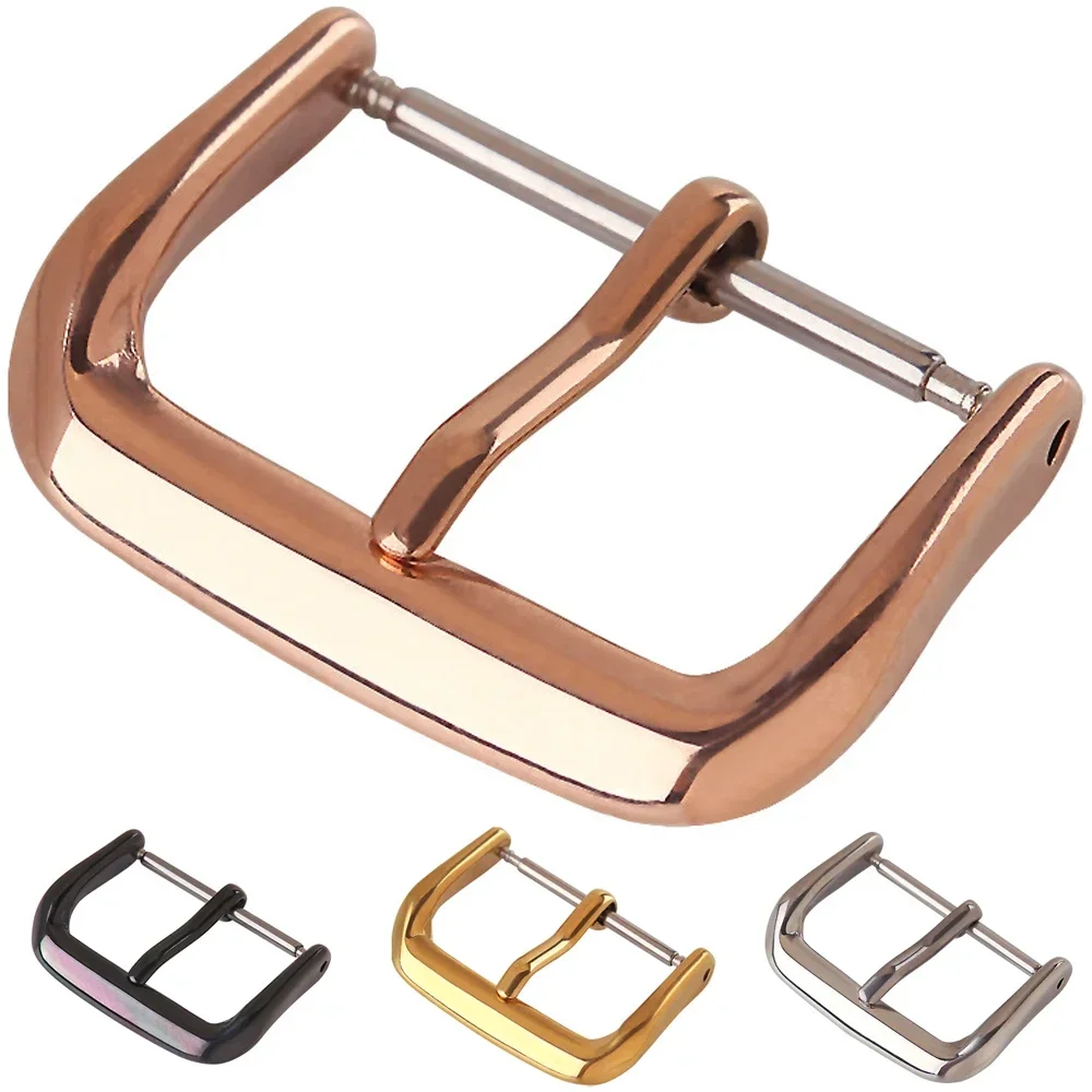 Watch Buckle Clasp Stainless Steel Pin Clasp for Watch Band 10mm 12mm 14mm 16mm 18mm 20mm 22mm Watches Accessories