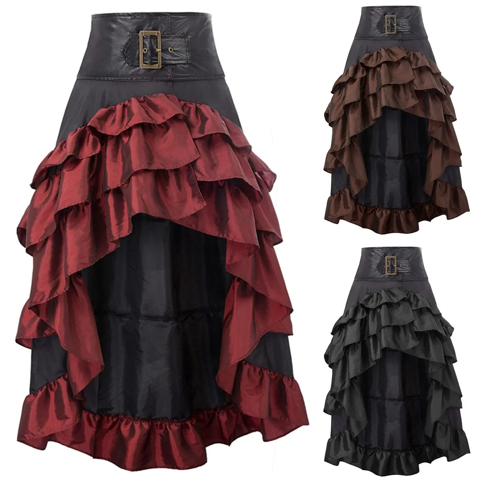 Jupe Steampunk Gothique Pour Homme – Style Pirate Médiéval – Plissé Victorien – Pour Cosplay, Halloween, Carnaval