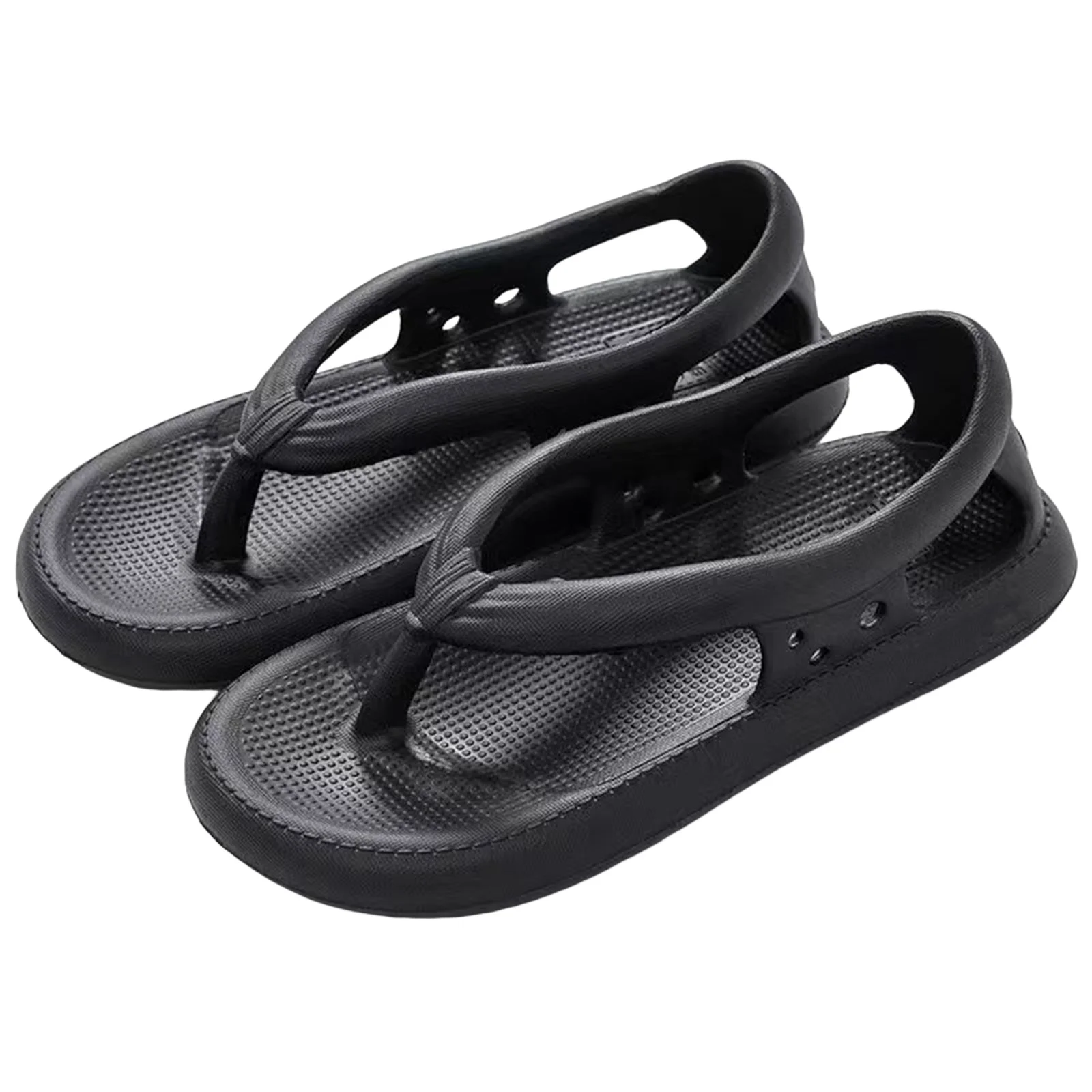 

Woman EVA Thick Bottom Sandals Anti-odor without Grinding Feet Slippers Gift for Christmas Birthday New Year