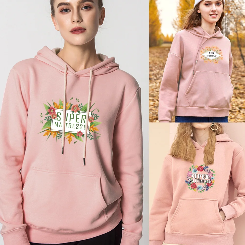 New Women Hoodies Casual Sweatshirts Pullover Polyester Cotton Silm Clothes Fashion All-match Female Tracksuit Hoodie Streetwear