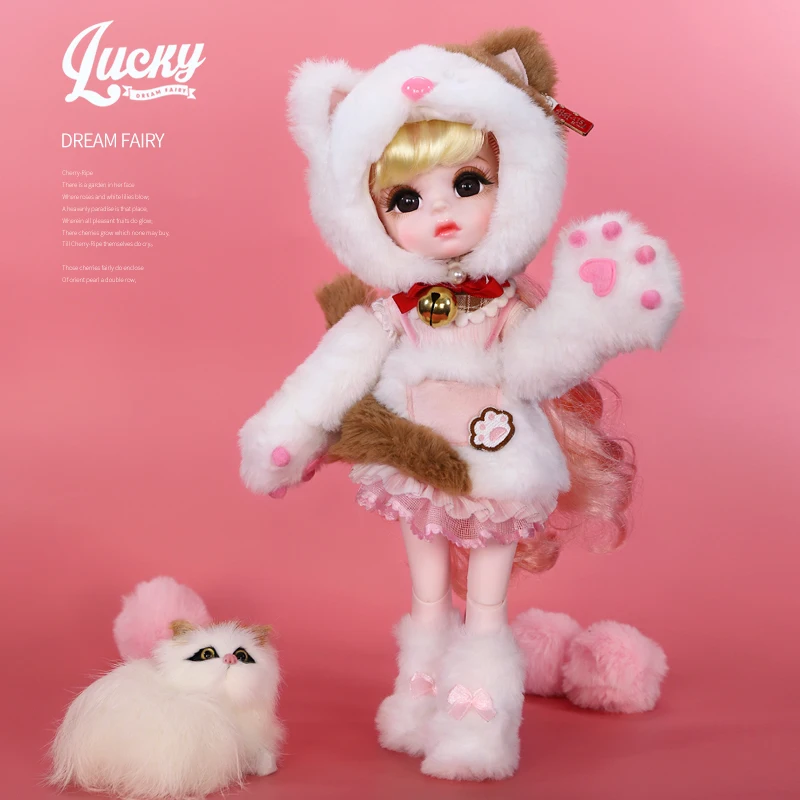 夢の妖精人形1/6 bjd No.2かわいいシリーズ機械式関節体で