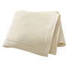 Baby Blanket Cotton Knitted Newborn Girl Boy Bed Sleepsack Soft Stroller Swaddler Warp Fashion Solid Quilt 100*80CM Infant Plaid 1
