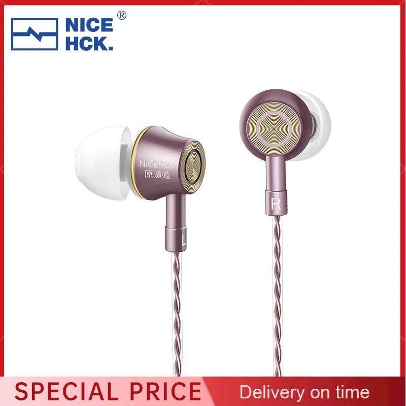 

Проводные Hi-Fi наушники NiceHCK YD520, 3,5 мм, 10 мм