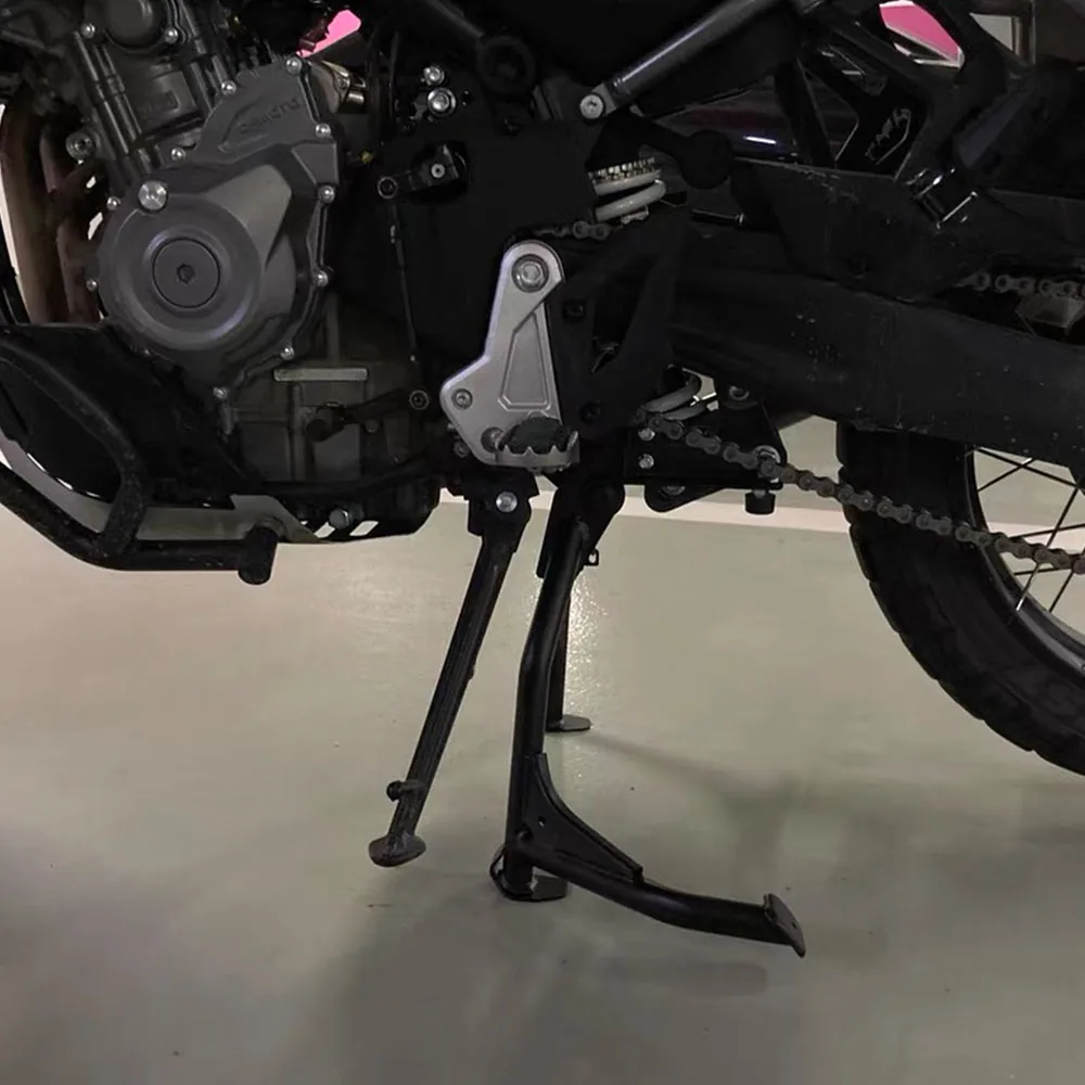 Piastra Estensione Cavalletto Laterale Per MT 450 - Allargata, In Lega Alluminio CNC, 4 Colori - Foto 4